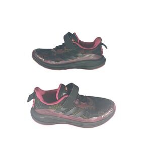 Adidas LEGO Primegreen‎ Kids Shoes Black Pink Strap Sneakers Size 5.5